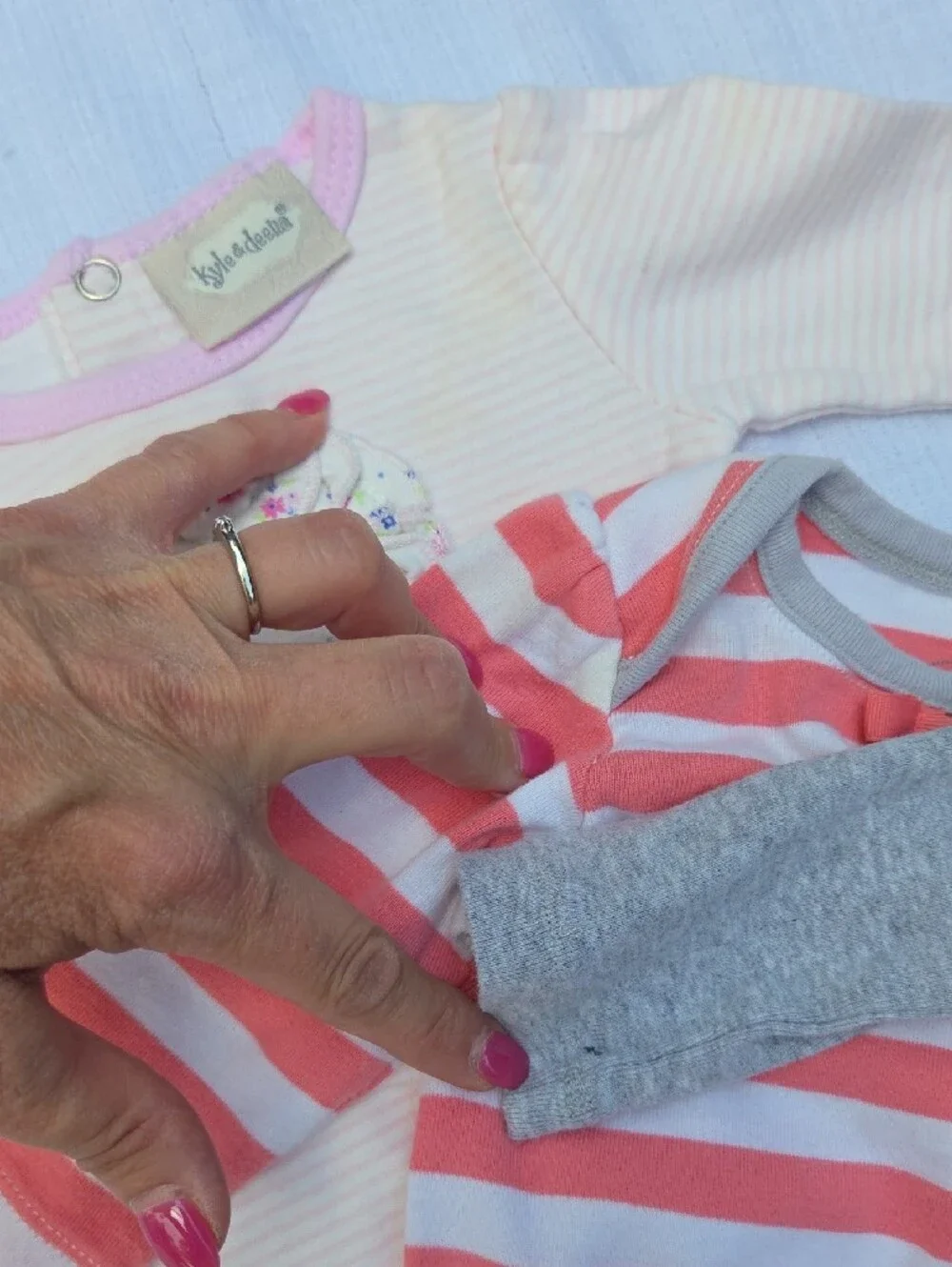 Lot of Baby Girl Long Sleeve Outfits - Size 0-3 Months